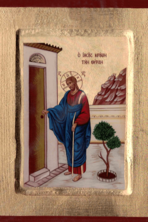 Ikona Pan Jezus pukający do drzwi