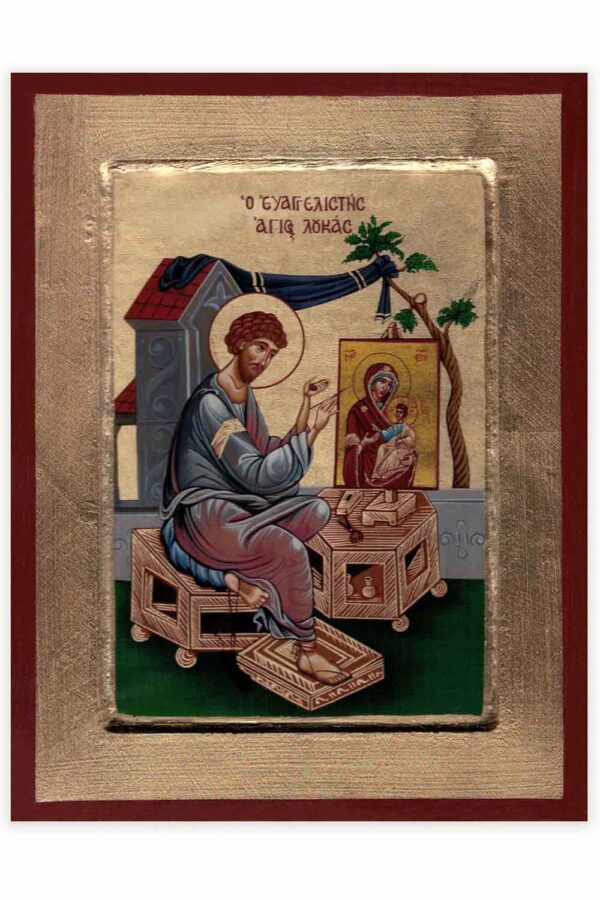 Ikona Święty Łukasz malujący Maryję
